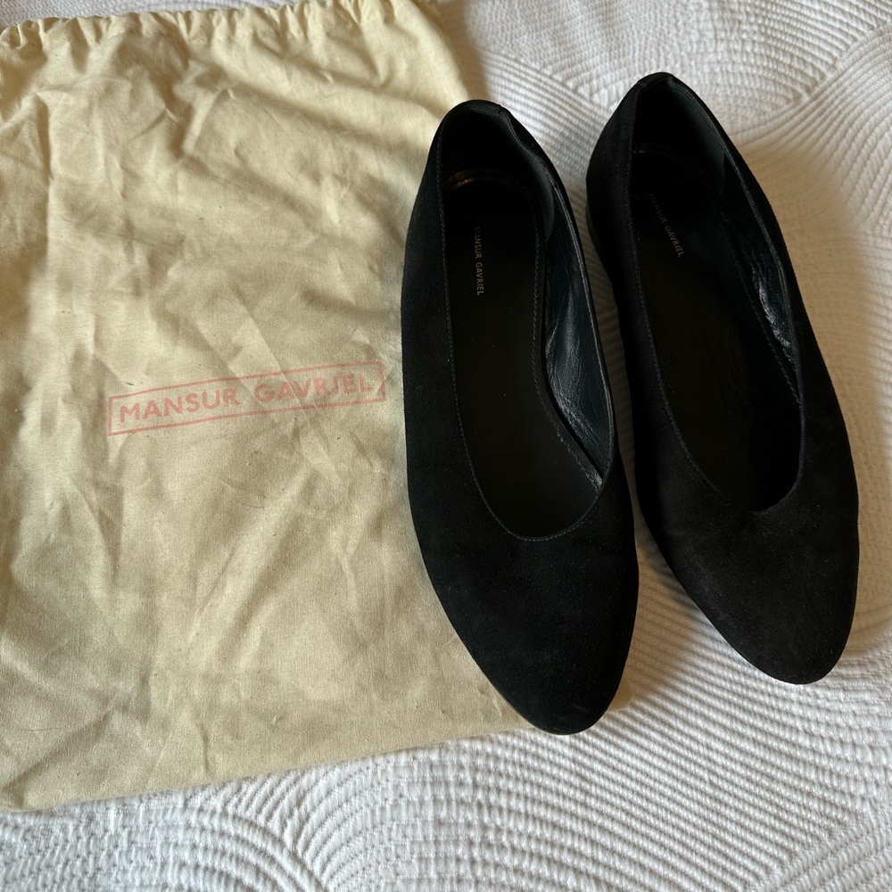 Mansur Gavriel Suede Ballet Flats